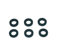 BLACK M3 FLAT WASHER 5.75mm x 1.0mm (6) - CENTRO - C0635-2