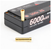 LOW PROFILE GOLD TUBE ADAPTORS FOR 5MM TO 4MM - CENTRO - C5099