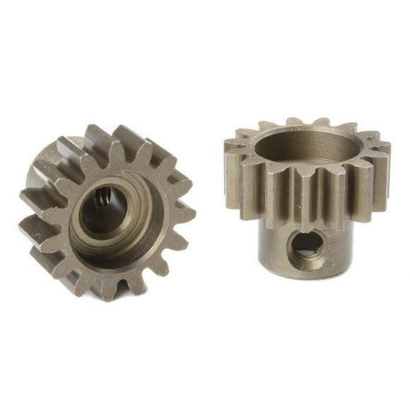 TEAM CORALLY - M1.0 PINION - S HORT - HARDENED STEEL - 15 TEE - C-727