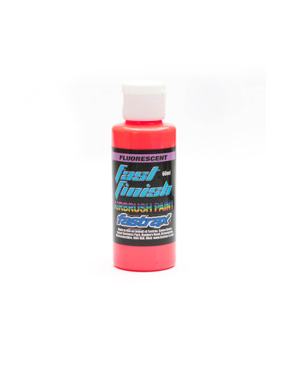 Peinture aérographe Rouge Fluo - 60ml - FASTRAX - FAST2600-36