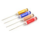 HEX DRIVER SET 4 sizes (1.5/2.0/2.5/3.0mm) - FASTRAX - FAST617