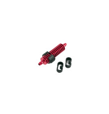 FASTRAX 1/8TH EXHAUST GAS COOLER RED w/MOUNTS - FASTRAX - FAST897R