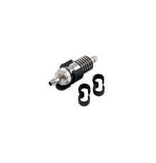 GREY FUEL FILTER w/MOUNT & FUEL TUBE CLIPS - FASTRAX - FAST932G