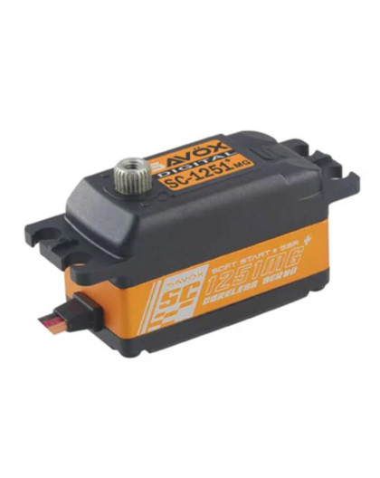 Servo Savox Low Profile SC1251MG+ - SAVOX - SAV-SC1251MG+