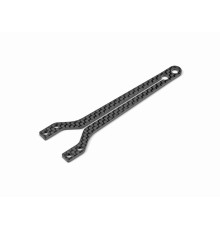 X4 Graphite Upper Deck - Split Front - 2.0mm - XRAY - 301072
