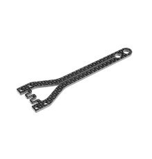 X4A'23 Platine supérieure avant carbone 2.0mm - XRAY - 301079