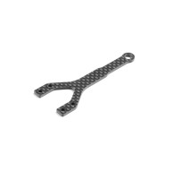 X4F'25 Graphite Upper Deck - Split Front - 2.0mm - XRAY - 301083