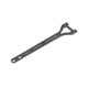 X4F'24 Graphite Upper Deck - Split Rear - 2.0mm - XRAY - 301082