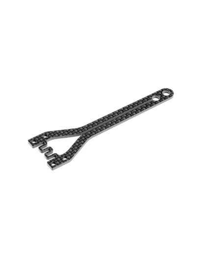 X4'23 Platine supérieure avant carbone 1.6mm - XRAY - 301079-L