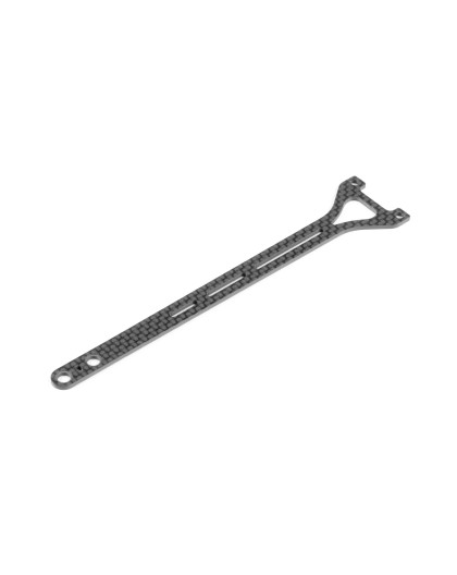 X4F'25 Platine supérieure carbone arrière 1.6mm - XRAY - 301084-L