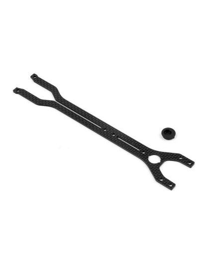 T2'008 RUBBER-SPEC UPPER DECK GRAPHITE - 301183 - XRAY