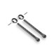 FRONT BODY MOUNT SET 6MM - HARD - XRAY - 301322-H