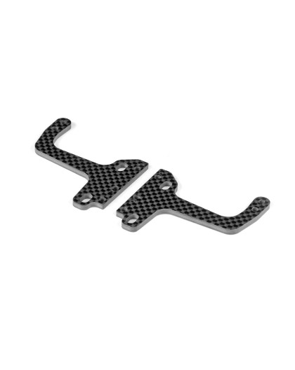 X4F REAR CARBON UPPER CLAMP (2) - XRAY - 301558