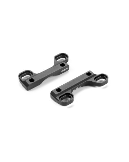 X4 Alu Upper Clamp -1mm - Inner Shock Position (L+R) - XRAY - 301578
