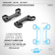 X4 Alu Upper Clamp -1mm - Inner Shock Position (L+R) - XRAY - 301578