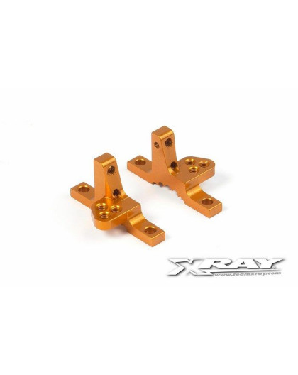 T4 ALU UPPER CLAMP WITH ADJ. ROLL-CENTER (L+R) - ORANGE - 302030-O - 