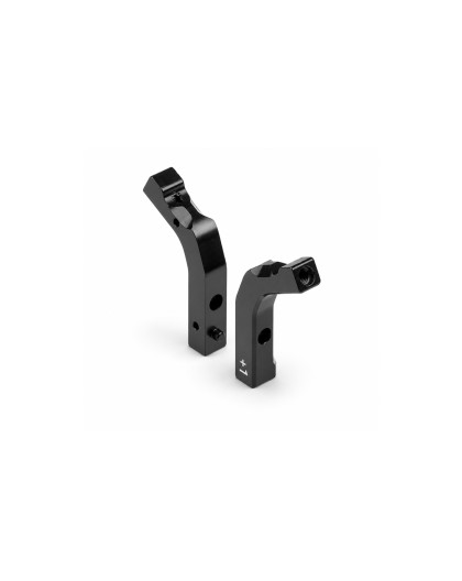 X4F ALU SHOCK HOLDER FRONT FIXED +1MM (2) - XRAY - 301977