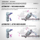 X4F'25 Fixations amortisseurs avant fixe/active (2) - XRAY - 301974-S