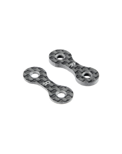 X4 Cales de centre de roulis arrière 1+2mm (2) - XRAY - 302124