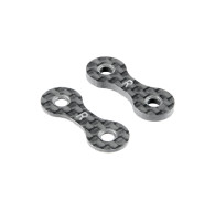 X4 Rear Roll-Center Carbon Spacer 1+2mm (1+1) - XRAY - 302124