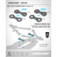 X4 Cales de centre de roulis arrière 1+2mm (2) - XRAY - 302124