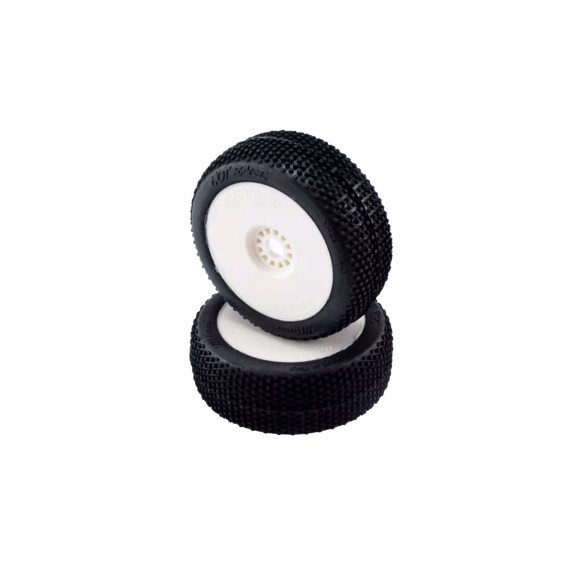 Pair Of Tyres Miami Clay Mounted - HOT RACE - 001-0053