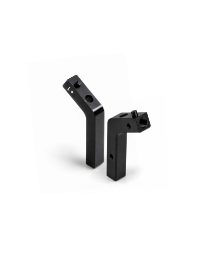 X4F Fixations amortisseurs arrière fixe +1mm (2) - XRAY - 302979