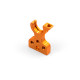 T4'19 ALU LAYSHAFT BULKHEAD RIGHT - ORANGE - 303005-O - XRAY