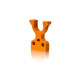 Support axe de transmission orange T4 - XRAY - 303056-O
