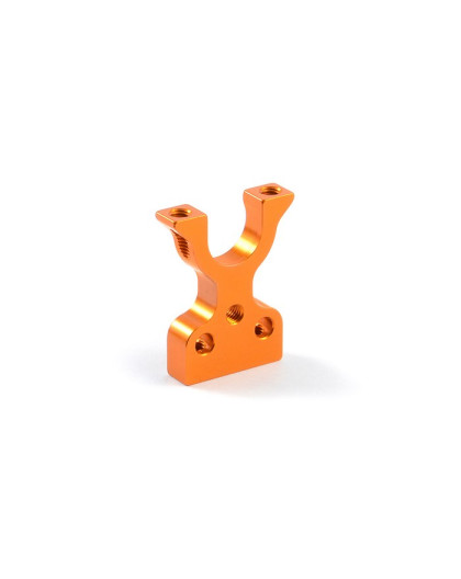 T4'17 ALU LAYSHAFT BULKHEAD CLOSED L/R - ORANGE - 303066-O - XRAY