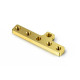 T4'17 BRASS MOTOR MOUNT PLATE - 303069 - XRAY