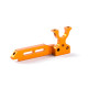 T4'17 ALU MOTOR MOUNT - ORANGE - 303067-O - XRAY