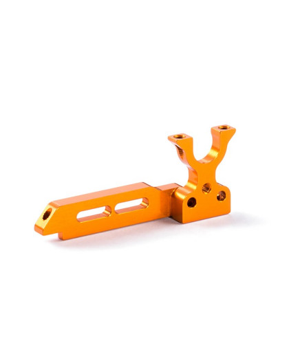 T4'17 ALU MOTOR MOUNT - ORANGE - 303067-O - XRAY