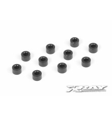 ALU SHIM 3x6x4.0MM - BLACK (10) - 303127-K - XRAY