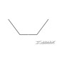 T4 ANTI-ROLL BAR REAR 1.1 MM - 303491 - XRAY