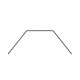 X4 Barre anti-roulis arrière 1.2mm - XRAY - 303822
