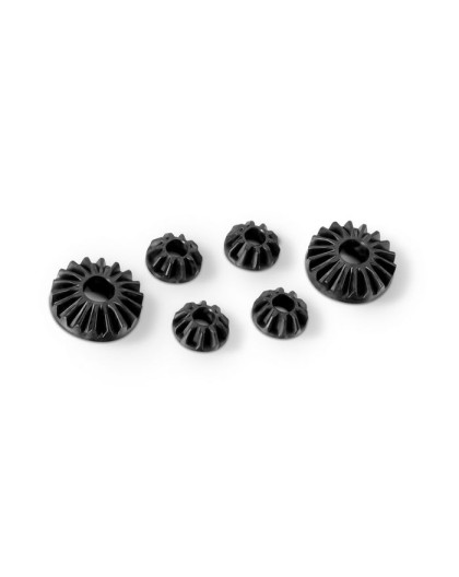 Graphite Gear Diff Bevel & Satellite Gears (2+4) - Low -XRAY -304932