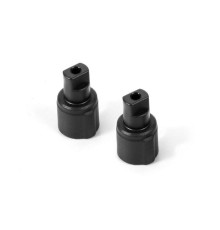 Composite Solid Axle Driveshaft Adapters - V2 (2) - XRAY - 305135