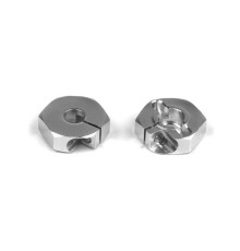 Alu Wheel Hub - Offset -0.75mm - Black (2) - XRAY - 305351