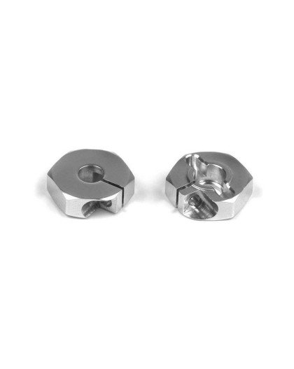 Alu Wheel Hub - Offset -0.75mm - Black (2) - XRAY - 305351