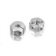 Alu Wheel Hub - Offset +1.5mm - Black (2) - XRAY - 305353