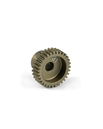 NARROW ALU PINION GEAR - HARD COATED 31T / 64 - 305981 - XRAY