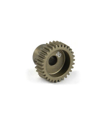 NARROW ALU PINION GEAR - HARD COATED 30T / 64 - 305980 - XRAY