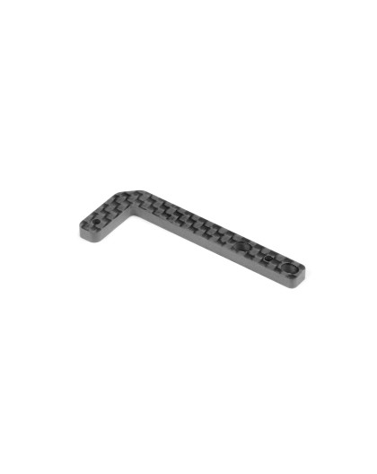 X4F Support de batterie carbone arrière - Court - XRAY - 306173