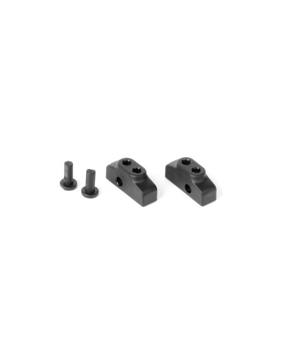 Composite Adjustable Battery Holder & Backstop (2+2) - XRAY - 306192