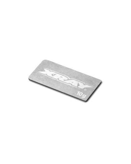Xray Pure Tungsten Chassis Weight 10G - XRAY - 306552