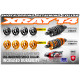 Coupelle d'amortisseur alu Noire (4) - XRAY - 308031-K