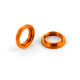 ULP ALU SHOCK ADJUSTABLE NUT - V2 - ORANGE (2) - 308044-O - XRAY