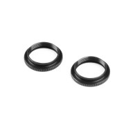 XLP ALU SHOCK ADJUSTABLE NUT - BLACK (2) - XRAY - 308045-K