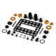 XRAY ALU SHOCK ABSORBER-SET - ORANGE (2) - 308306-O - XRAY